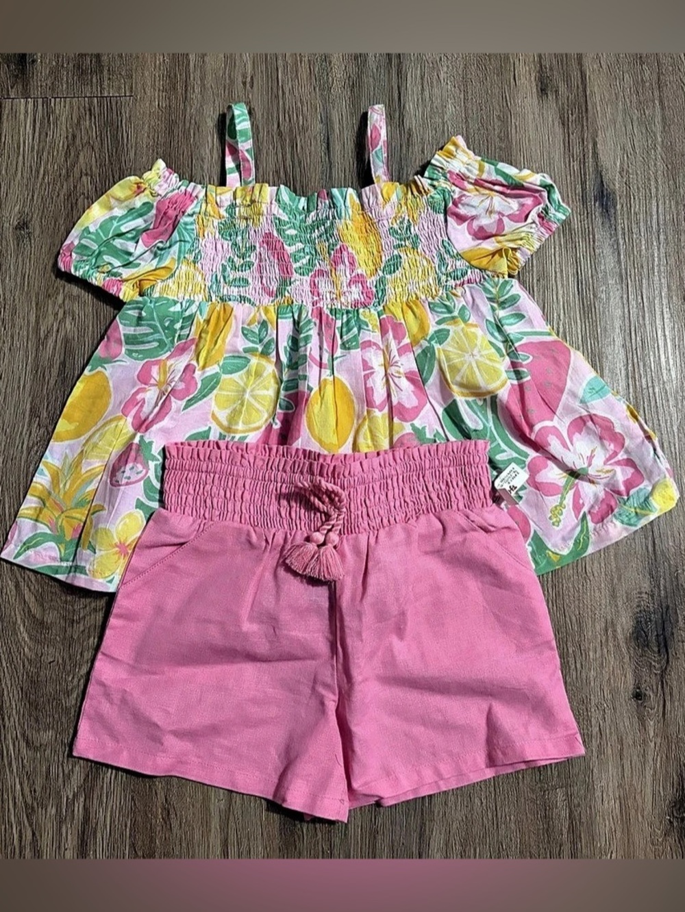 Cynthia Rowley - Shirt/Short 2 pc Set - Size Small (5/6)